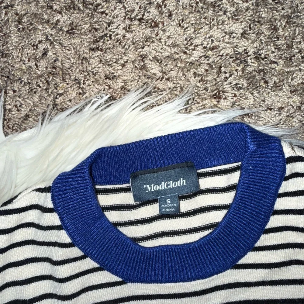 ModCloth Striped Color Block Sweater - Picture 3 of 3